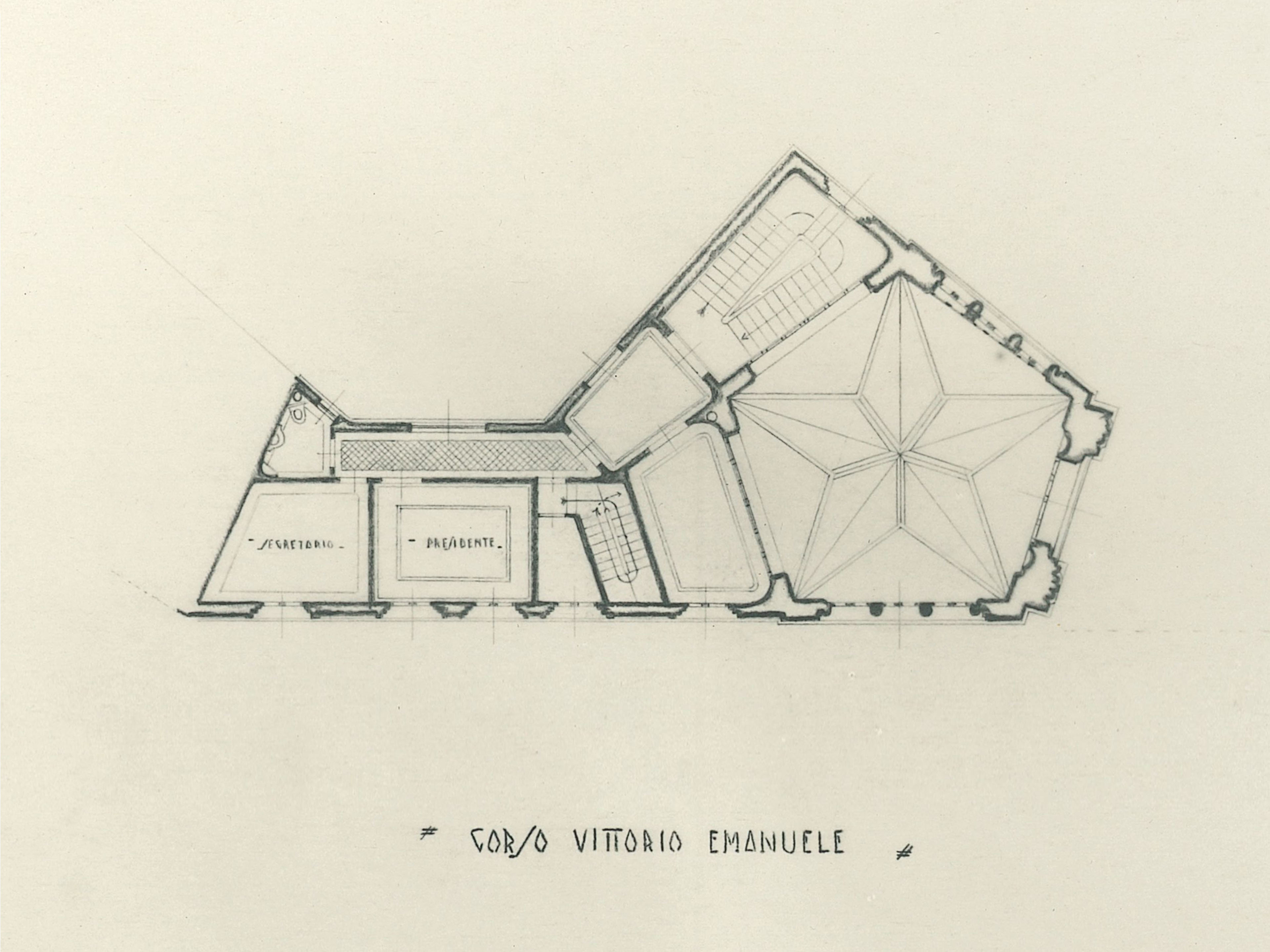 The pentagonal heart of the Casa del Mutilato in Trapani  -      | 18 6 2023 